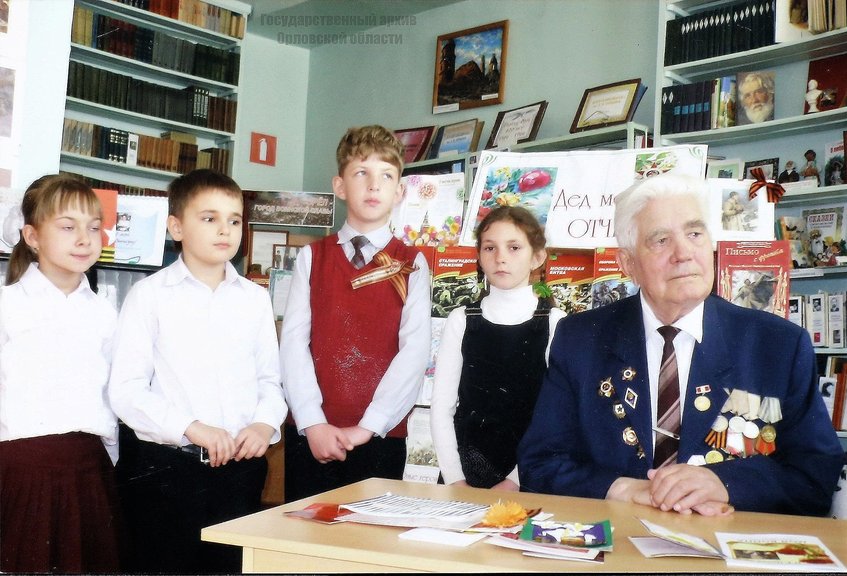 Цоков Николай Егорович на встрече со школьниками