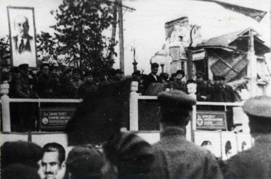Митинг партизан в Орле 19 сентября 1943 г.